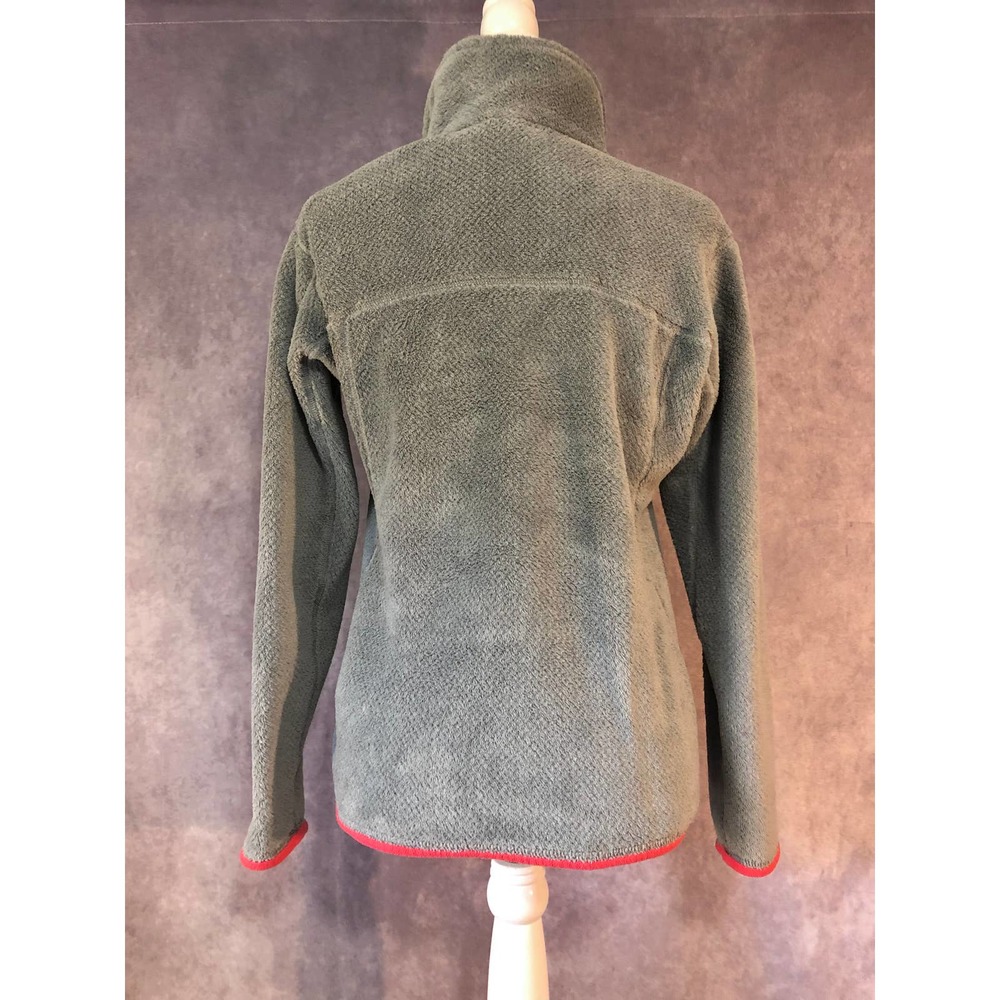 Patagonia Women’s Medium | Gray and Coral Shirts Synchilla Retool Pullover - Picture 4 of 10